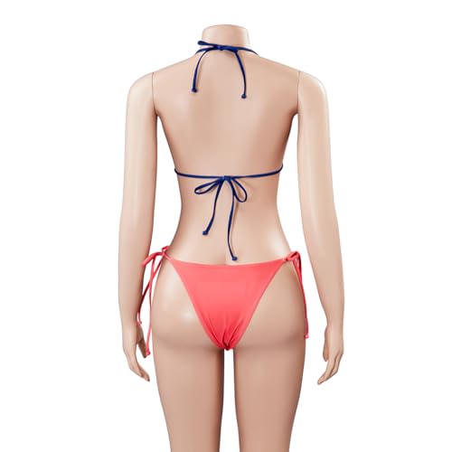 iSHOWcos Nico Robin Cosplay Bikini Women Sexy Triangle Bikini Halter Two Piece Set Swimsuit String Tie Side Bathing Suit4