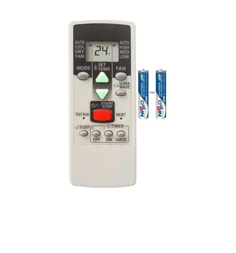 Image of 7-SAT Compatible with O General AC Remote Original Model AR-RCD2E Suitable for Split & Window AC (Come with 2 AAA Batteries)