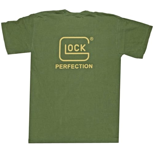 Glock Perfection T-Shirt, Men's, Green, 2XL, AA751532