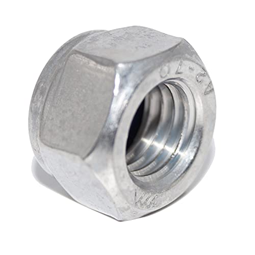 Gleitmo Locking Nuts M12 Pack of 6 High Form DIN 982 A2 Stainless Steel Nuts V2A Hex Nut, Hexagonal Nuts High Form Self-Locking DIN 982 - Image 2