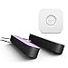 Produktbild Philips Hue Play LED Gaming-Beleuchtung, Schwarz - Starterset: Doppelpack & Bridge | Ambilight/Ambient-Licht für Monitor oder Fernseher