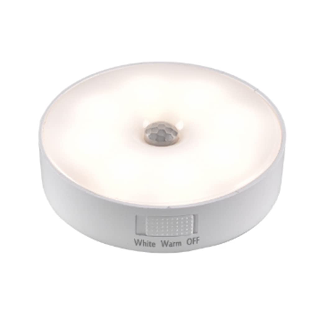Muuoeou Light Motion Sensor Led Usb Nightlights Chargeable Lamp For Kitchen Bedroom Stairs Hallway Cabinet Closet Wardrobe