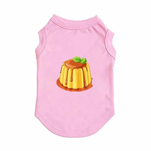 CNJKS 犬 夏服 2XL 春夏用 ドッグウエア 柔らかい 通気UVカット 薄手タイプ/抜け毛防止 男の子 女の子 散歩ウェアに 通気性 袖なし 着脱簡単 抜け毛防止 小中型犬 ピンク 猫服 おしゃれ 誕生日 年賀状 着せやすい ドッグ服