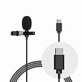 Lavalier Microphone for Android - Easy Clip on Microphone - Lapel Microphone - omnidirectional...