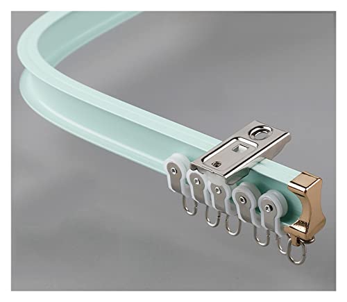 Rail de rideau pour douche et hôpital blanc modulable de 7 m de long