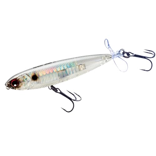 Yo-Zuri Leurre Flottant 3DB Prop équipé d'une hélice bruiteuse anti-reflet pour carnassier