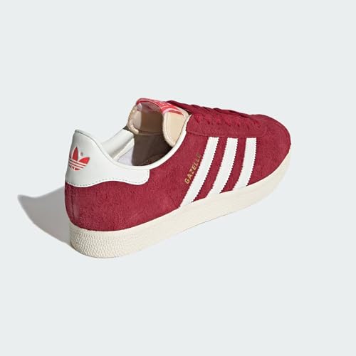 Image of ADIDAS Originals Men's Gazelle Shoes, Team Victory Red /Off White /Cream White, US 11 M