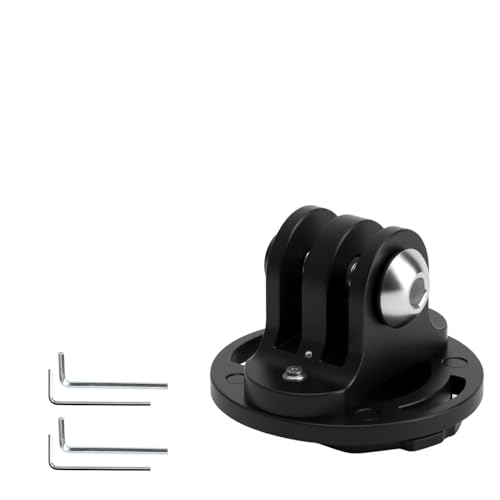 VOSSOT Bike Camera Mount Supporto per Computer Maschio, Supporto per Bicicletta con Fotocamera o Faro Supportos Garmin, Supportos Computer per Gopro Computers Maschio Holder Adapter per Garmin