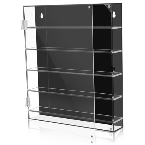 INOOMP Vitrine Acrylique Transparente Multi-Niveaux pour Voitures Miniatures 1/43 BoîTe De Rangement Et PréSentoir pour Collection De ModèLes RéDuits...