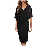 ★★Damen Hoodie Kleid Pullover Langarm Sweatshirtkleid Kapuzenpullover Tops Herbst Sweatshirt Pulloverkleid mit Spitzen Sexy Wetlook Damen Kleid lang - glänzendes Wet Look Partykleid Langarm mit Langen Handschuhen Clubware KONVINIT Weihnachtsmütze Nikolausmütze Erwachsene Plüsch Rand Weihnachtsfeier Rote Santa Mütze Nikolaus Warm Dicker Fellrand Weihnachtsmann mütze für Herren / Damen Strickkleid aus Wollmix