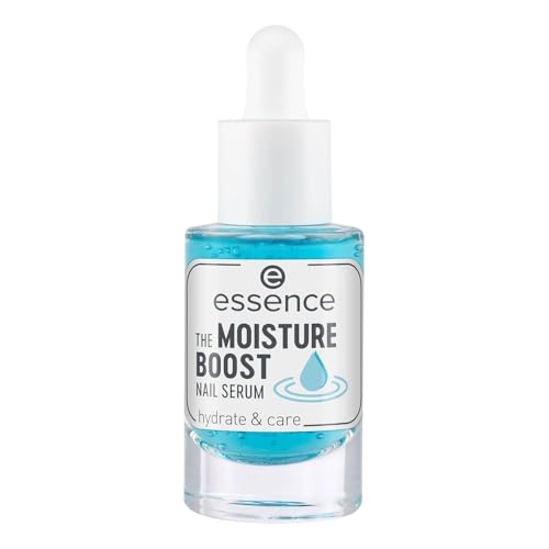 essence THE MOISTURE BOOST NAIL SERUM, Nail Care, Nagelpflege, transparent, feuchtigkeitsspendend, ohne Aceton, vegan, Mikroplastik Partikel frei (8ml)