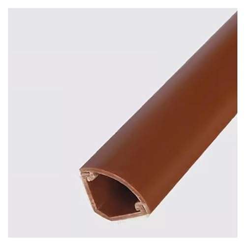canaleta Cables Canal De Esquina For Cables, Protector De Cables De PVC Autoadhesivo, Ocultador De Cables For El Hogar, El Escenario(Brown,NO.2)