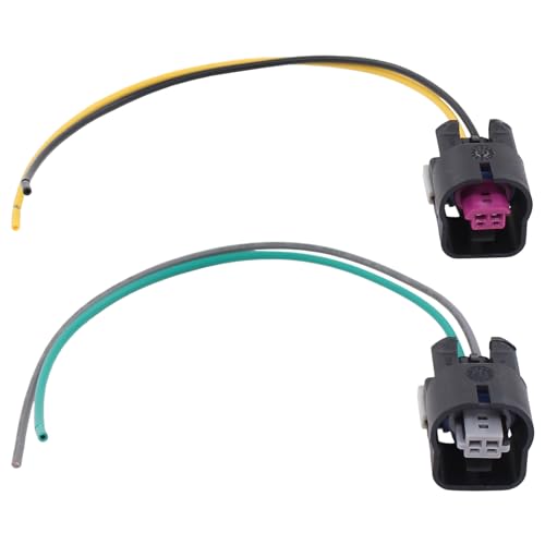 Motoku 907-799 Engine Vvt Variable Valve Timing Solenoid Intake Exhaust Crankshaft Camshaft Position Actuator Sensor W/Wire Connector Kit thumb #7