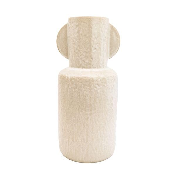 Home Deco London White Vase Collection of Ceramic on Trend Designs (Art Deco Style Cream Vase)
