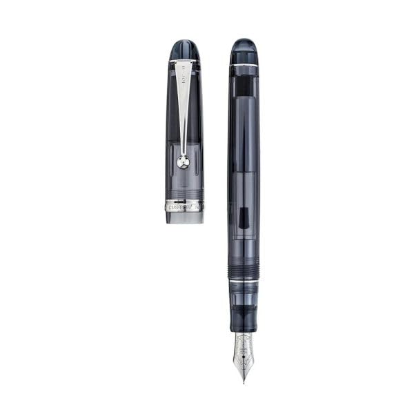 Image of PILOT Custom 74 Tinted Black CT Fountain Pen - 14KT Gold FINE Nib