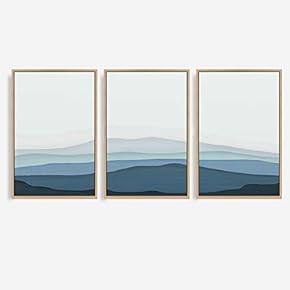 signwin 3 Piece Framed Canvas Wall Art Colorful...