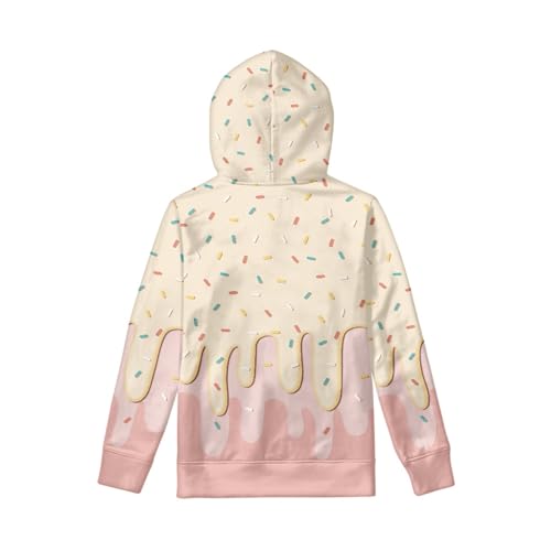 Image of Coloranimal Unisex Girls and Boys Long Sleeve Hoodies Hoody Athletic Pullover Sweatshirts Tops Age 6-16year