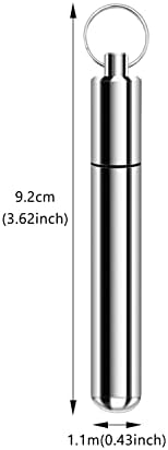 ALLY-MAGIC Needle Storage Tube Case, 2 Pieces Mini Sewing Needles Storage Tube for Storing Toothpick Hand Crafts Knitting Threading Needle Accessories Y4-JSZT