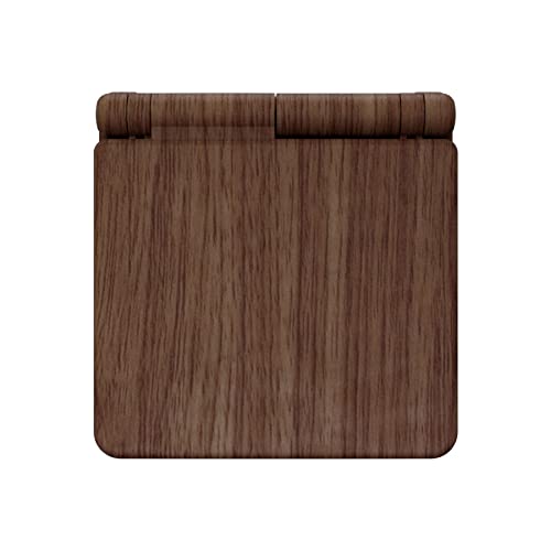 Image of IPS Ready Upgraded eXtremeRate Wood Grain Patterned Soft Touch Custom Replacement Housing Shell for Gameboy Advance SP GBA SP - Compatible with Both IPS & Standard LCD - Console & Screen NOT Included