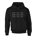 Perverted Taste Music GmbH Nine Inch Nails Classic Grey Logo Kapuzenpullover/Hoodie S