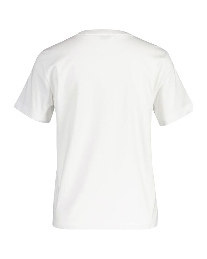 GANT Koszulka damska Reg Archive Shield Ss, biały, XL