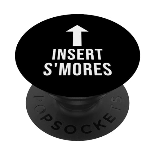 Inserisci S´Mores Funny Eat Cooking Drink Food Lover PopSockets PopGrip Intercambiabile