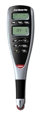 Calculated Industries 6025 Scale Master Pro Digital Plan Measure Take-off Tool | 72 Built-in US Imperial, Metric Scales | 6 Custom Scales for Out-of-Scale Plans | Dedicated Keys for Linear Measuring