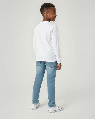 Image of 5 Pack Boys' Cotton Long Sleeve Jersey T Shirts Kids School Youth Tees