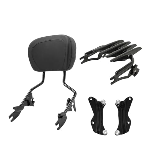 Dossier passager moto pour Touring Street Glide et Road King 2014-2026 avec kit de fixation