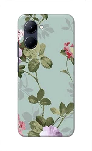 Image of Printed Hard Back Cover Case for Realme C33 Back Cover (Floral Painting) -702
