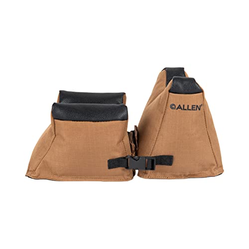 Allen Company Unfilled Front & Rear Shooting Bag Combo, Tan/Black