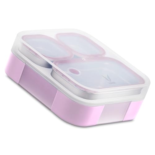 VAYA Tydbyt Tiffin Box for Women Stainless Steel, 3 Steel Contain...
