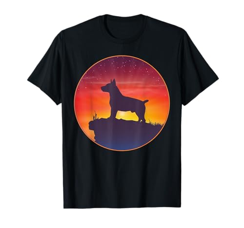 Teddy Roosevelt Terrier Sunset T-Shirt
