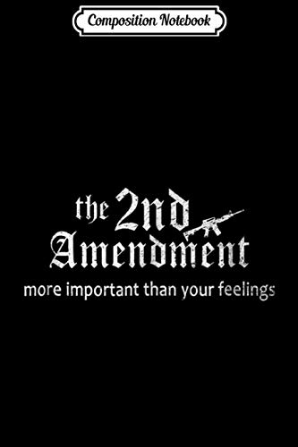 Composition Notebook: 2nd Amendment America USA Pro-Gun Patriotic Funny Journal/Notebook Blank Lined Ruled 6x9 100 Pages