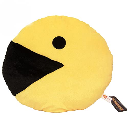 13 Pacman Plush Pillow, Pacman Cushion Decorative Throw Pillows, for Sofa Couch Home Office Bed Car (Yellow)