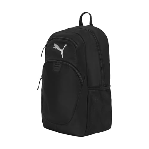 Image of PUMA Women's Poppy Backpack in Memory Cloth with Laptop Sleeve, Luggage Strap & Water Bottle Pockets