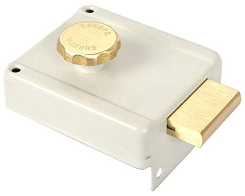 Europa 6110 Key Rim Dead Lock (White, Stainless Steel Finish) (B084QXFXLN) Amazon Price History, Amazon Price Tracker