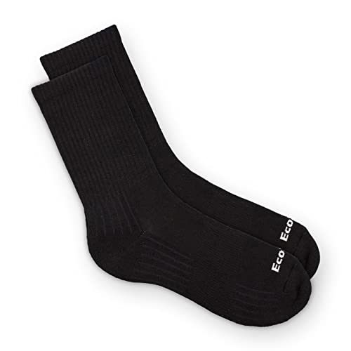 Sport Socks Crew 5 Pairs | Viscose Derived from Bamboo | Work Crew Socks