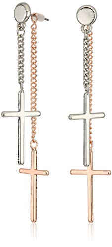 Preisvergleich Produktbild Guess Damen Front Back Clean Cross Linear, gemischt, Einheitsgröße