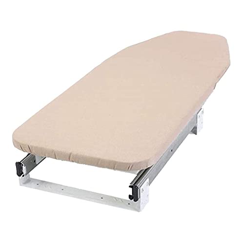 Ironing Board Retractable Ironing Board Closet Pull-Out Stow Away in The Cabinet Easy to Install,Rotating 180 Degrees with Left and Right,Very Space-Saving,for Small Families Foldable Ironing Station