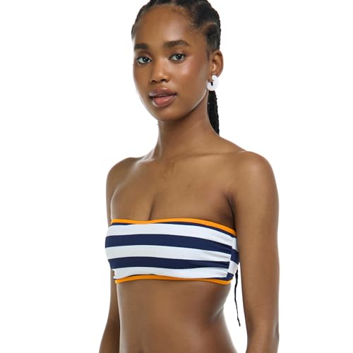 Body Glove Women's Kai Bandeau Bikini Top Swimsuit with Sash-tie Back3