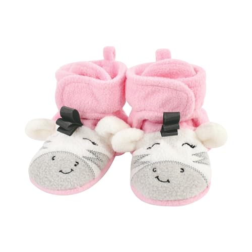 Image of Hudson Baby Cozy Fleece Booties with Non Skid Bottom,