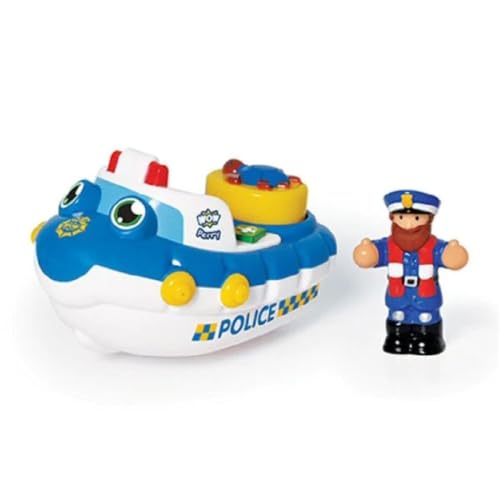 WOW Toys Police Boat Perry,Blue