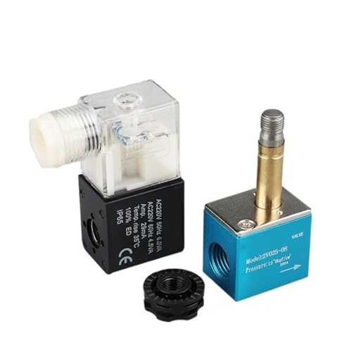 Vanne solénoïde 1/4" étanche 2V025-08 à réponse rapide 12V pour circuits - 4