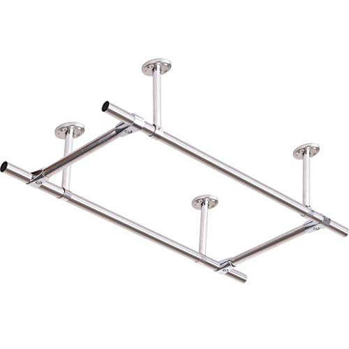 Laundry Rack, Wall and ceiling clothesline, Clothes Airer Balcony clothes rail stainless steel Clothes rack Fixed Clothes rail Hanging clothes for roof installation
