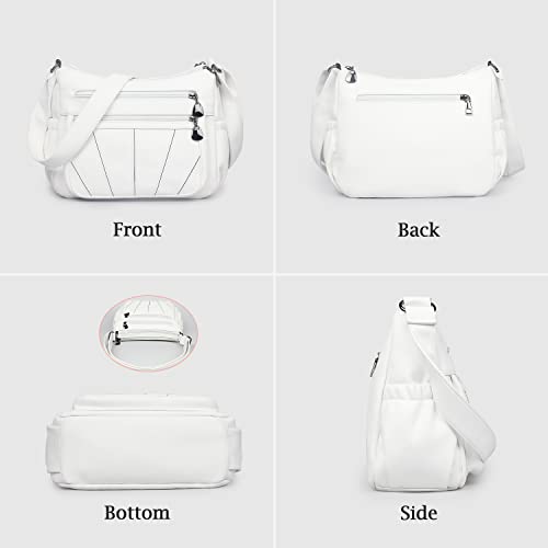 Crossbody Purse for Women Ladies Soft PU Leather Shoulder Bag Medium Roomy Handbag Fashion Tote Top Handle Satchel by VOLGANIK ROCK - Used condition - Image 5