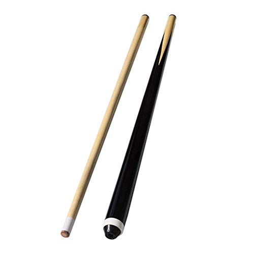 Taco de billar de madera 145 cm color negro miniatura 3