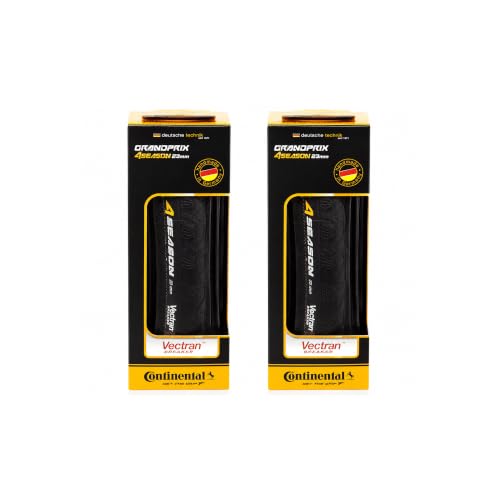 Image of Continental Grand Prix 4-Season - Road Bike Tire | The All-Year-Round Road Tire - Double Vectran Breaker, Duraskin, 2 Pack
