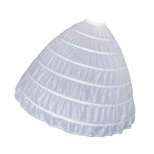 Crinolina para vestido de novia con 6 aros falda acampanada accesorio de novia formal