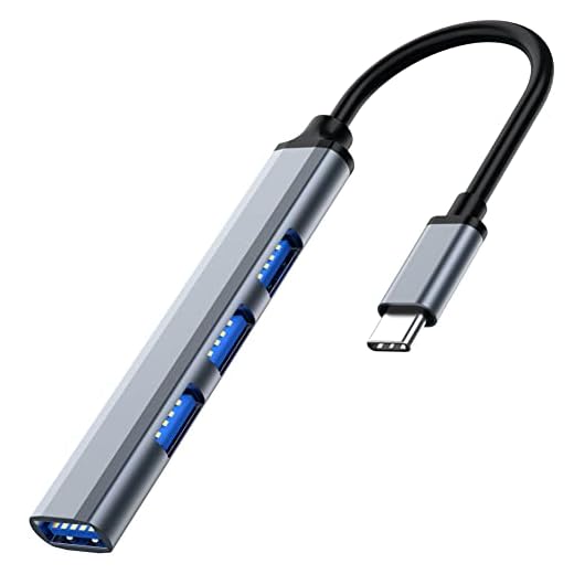 YANWA 4 portas USB Hub C-Tipo C Adaptador OTG USB 3.0 Multi-Split Laptop Docking Station para Ma-cBook, telefone Android, Mouse, Teclado, 2.5 ''Hard Drive